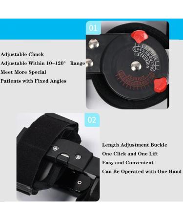 SFKLYU Hinged Knee Brace | Adjustable Post-Op Recovery Support for Men & Women - Optimal Stabilization for Surgery - Buy Online on GoSupps.com