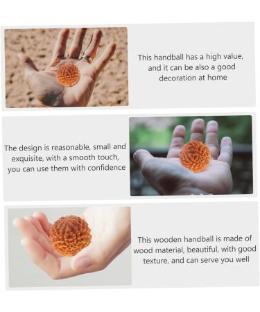 Buy Tovinanna 4-Piece Massage Globe Set - Handcrafted Wood Chinese Massage Balls for Relaxation & Exercise | International Shipping Available - Buy Online on GoSupps.com