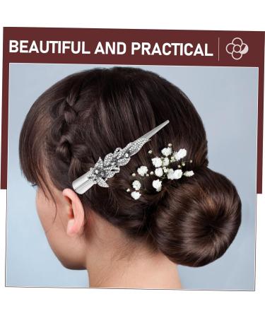 girls hair accessories hair clips unique clips for hair creative hairpins hairpin for women large barrette hair accessories for women large hair clip Cymbidium crystal Miss vintage - Buy Online on GoSupps.com