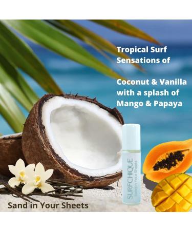 Tropical Beach Perfume Oil Roll on Fragrance for Women with Coconut Vanilla notes and touch of Mango & Papaya - Sand in Your Sheets - Buy Online on GoSupps.com