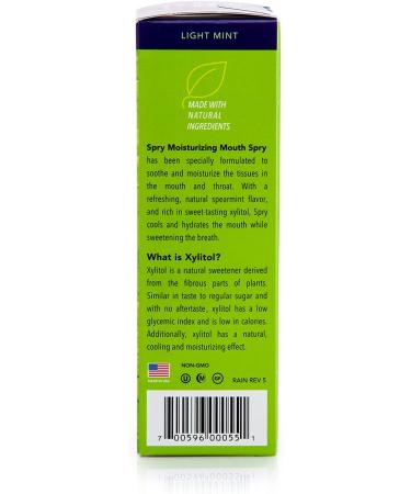 Xlear Spry Moisturizing Mouth Spray Light Mint - 2 Pack (4.5 fl oz) - Fresh Breath Relief - Buy Online on GoSupps.com