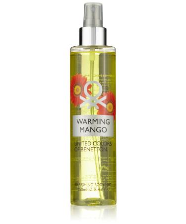 United Colors of Benetton Body Mist Warming Mango 8.4 Ounce