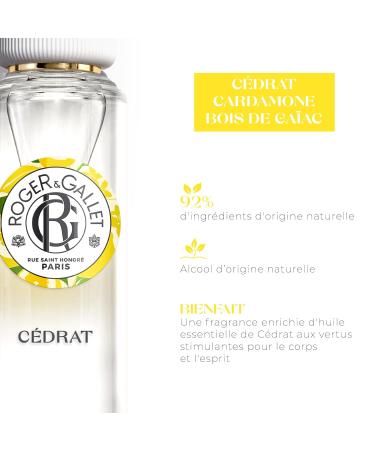 ROGER & GALLET | Fragrant Water Body Spray for Women | C drat - Citron 1 oz Spray - Buy Online on GoSupps.com