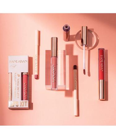 Easilydays Nude Lip Liner Pencil and Lip Stick Set - Matte Velvety Creamy Lip Crayon with High Pigment Waterproof Formula, No Smudge Lipstick for Women - Smooth Matte Lip Makeup (01) - Buy Online on GoSupps.com