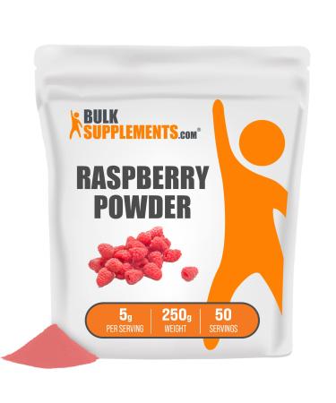 BULKSUPPLEMENTS.COM Raspberry Powder - Dried Fruits Powder - Dried Raspberries Powder - Antioxidant Powder - Raspberry Fruit Powder - Raspberry Flavoring Powder (250 Grams - 8.8 oz) 8.8 Ounce (Pack of 1)