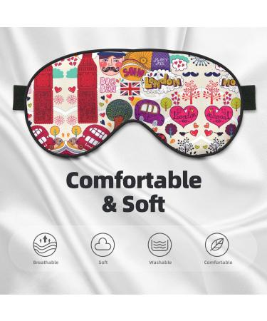 Unisex Light-Blocking Eye Mask - Soft & Comfortable School Newspaper Design | Premium Quality Sleep Mask for International Shipping - Buy Online on GoSupps.com