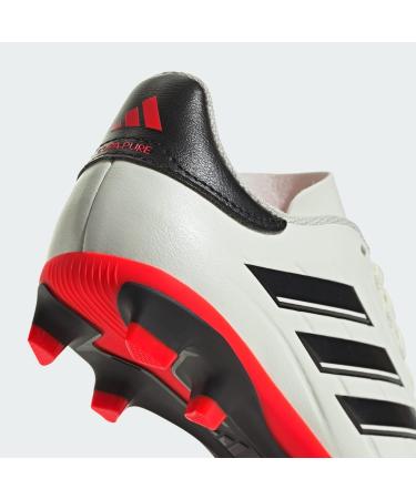Buy adidas Unisex Kinder Copa Pure II Club Flexible Ground Boots - Size 31 EU - Ivory Core Black & Solar Red | International Shipping Available - Buy Online on GoSupps.com