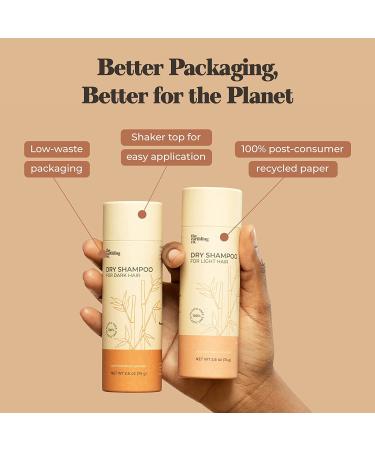 The Earthling Co. Dark Hair Volumizing Dry Shampoo - Vegan Formula, Talc-Free, 2.6 oz - Buy Online on GoSupps.com
