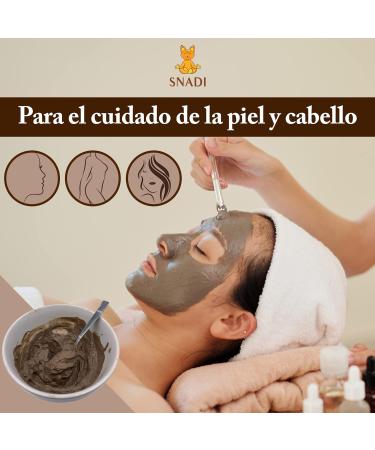 Snadi - Ghassoul Clay | 1 kg | Moroccan Lava Stone Powder | For Skin and Hair Care | Exfoliating and Softening | Rejuvenates Soothes and Softens the Skin - Buy Online on GoSupps.com