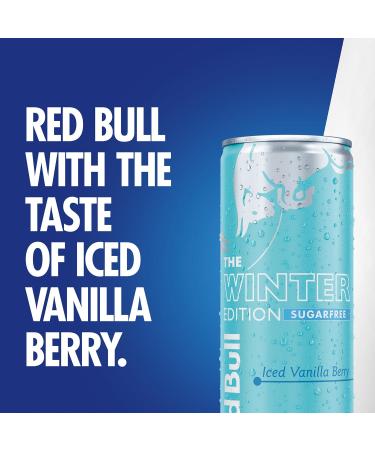 Red Bull Winter Iced Vanilla Berry Edition Sugar Free 12 x355 ml - Buy Online on GoSupps.com