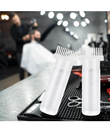 6oz Root Comb Applicator Bottle for Hair Dye & Scalp Treatment - Graduated Scale, Professional Hair Oil Brush - Buy Online on GoSupps.com