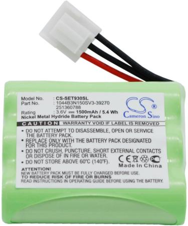 Replacement Battery for Ingenico EFT930B/G/P - 1500mAh/3.6V Compatible | Part 1044B3N150SV3-39270 | International Shipping Available - Buy Online on GoSupps.com