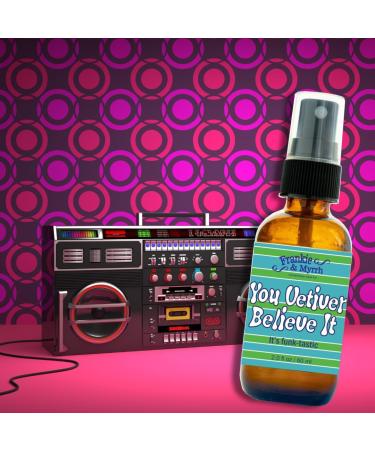 Frankie & Myrrh You Vetiver Believe it | Patchouli Sandalwood Vetiver | 2.0 Fl. Oz. Freshwater Mist - Buy Online on GoSupps.com