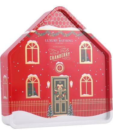 The Luxury Bathing Company - Wild Fig & Cranberry Relax & Unwind Keepsake Tin Gift Set - Vegan Friendly - Buy Online on GoSupps.com
