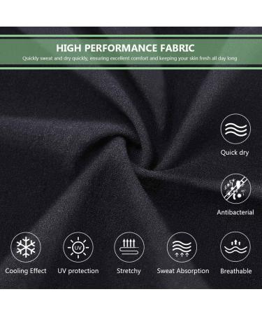 Codirato 2 Pairs Unisex Sports Arm Sleeves Breathable Anti-UV Protective Gloves for Cycling Fishing Basketball Hiking & Running Black - Buy Online on GoSupps.com