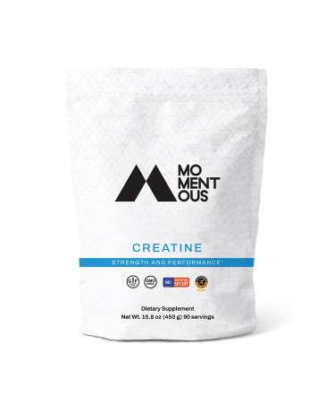 Momentous Creatine, Performance Creatine Monohydrate Powder, 90 Servings (5 Grams Per Serving)