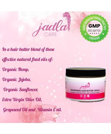 Nourishing Hair Butter Cream | Daily Moisturizer with Rosemary Jojoba & Black Castor Oil | Hydrates & Conditions for All Hair Types (12 OZ - Buy Online on GoSupps.com