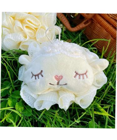 2pcs Lamb Bath Flower Loofah Set | Exfoliating Shower Puffs for Women | Bathroom Accessories - Buy Online on GoSupps.com