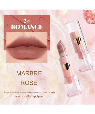 Marble Lip Balm - 7g Moisturizing Formula | Hydrating Matte Lip Bloss Lightweight Lip Balm | Smooth creamy color for everyday makeup and special occasions - Buy Online on GoSupps.com