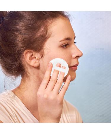 AUEAR 10 Pack Washable Satin Velour Makeup Powder Puffs - 2.36 Inch White Powder Pads - Buy Online on GoSupps.com