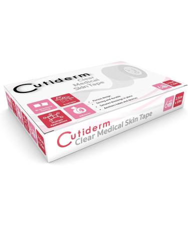 Buy Hypoallergenic Medical Surgical Bandage Tape - Transparent Book Plaster 2.5cm x 10m 6 Rolls for First Aid | International Shipping Available - Buy Online on GoSupps.com