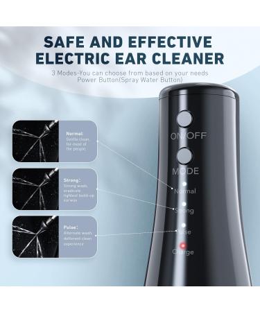Electric Ear Wax Removal Tool Kit - USB Rechargeable Irrigation Flushing System with 3 Pressure Settings IPX7 Waterproof Ear Cleaner for Adults - Buy Online on GoSupps.com