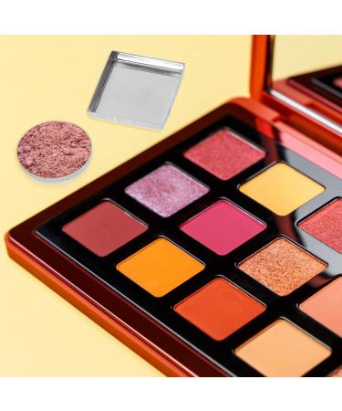 30pcs Aluminum Empty Square Metal Pans for Cosmetics - Ideal Eyeshadow Tins & Mini Paint Palette - Buy Online on GoSupps.com