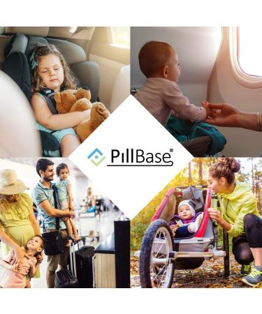 Pillbase Mini BabyCase Travel Akotheke - Small Medication Bag for Kids | Empty Emergency Bag for Travel - Stable Medicine Storage & Travel Pharmacy - Mini Pink - Buy Online on GoSupps.com