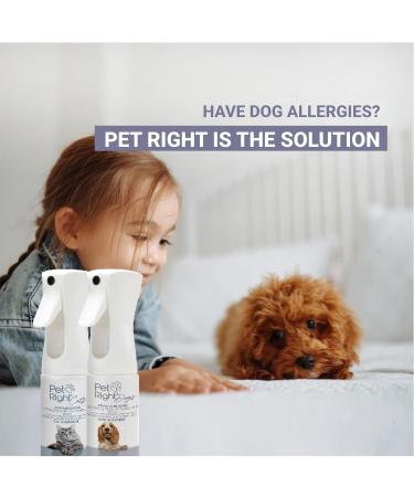 Pet Right Dog Allergy Relief Spray 200ml - Safely Cleans and Neutralizes Dog Allergens for Humans | Freshens and Cleans Air | Safe for Use on Furniture - Buy Online on GoSupps.com