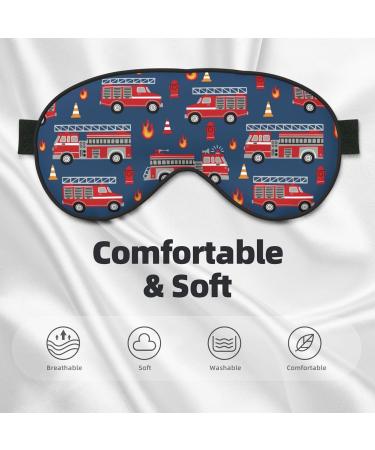 Buy Fire Truck 1 Sleep Mask - Adjustable Double-Sided Soft Eye Covers for Perfect Sleep & Reduced Eye Edema - International Shipping Available - Buy Online on GoSupps.com
