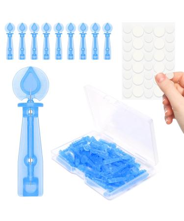Sterile Pimple Needles 50 Pcs Disposable Acne Needles and 72 Dots Acne Pimple Stickers - Effective Blemish & Blackhead Removal Tools for Clear Skin 122 Piece Set