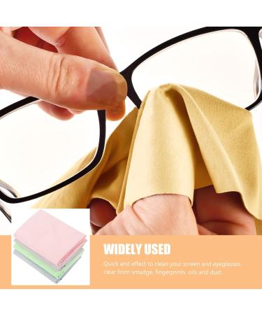 4pcs Eyeglass Cleaning Cloths - Large Microfiber Wipes for Lens & Glasses | Streak-Free & Fingerprint Removal - Buy Online on GoSupps.com