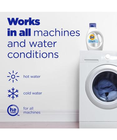 Tide Hygienic Clean Heavy Duty 10x Free Liquid Laundry Detergent Unscented 59 loads 84 oz HE Compatible Unscented 84oz - Buy Online on GoSupps.com