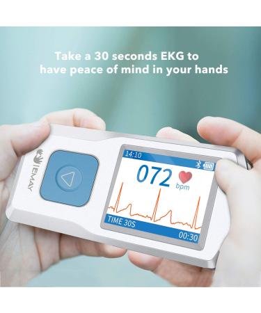 EMAY Portable ECG Monitor (for iPhone & Android  Mac & Windows) | Wireless EKG Monitoring Devices with Heart Rate & Rhythm Tracking - Buy Online on GoSupps.com