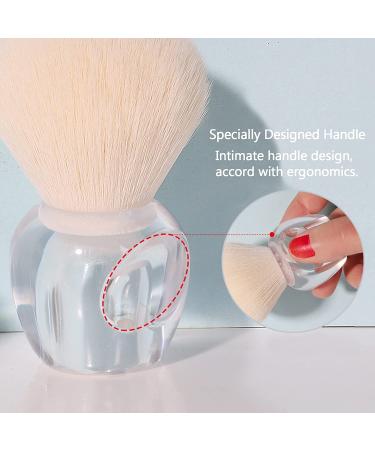 BQAN Nail Dust Brush Nail Art Dust Powder Remover Brush Nail Arts Dust Cleaner Brush Soft Kabuki Cleaner Brush for Makeup or Acrylic UV Gel Nail Arts (Transparent) 2.Transparent - Buy Online on GoSupps.com