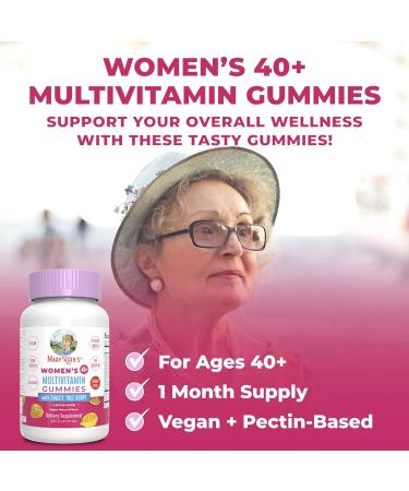 MaryRuth's Women's 40+ Multivitamin - Vegan & Sugar-Free Immune Support | Chasteberry, Hair, Skin & Nails | 60 Gummies - Buy Online on GoSupps.com