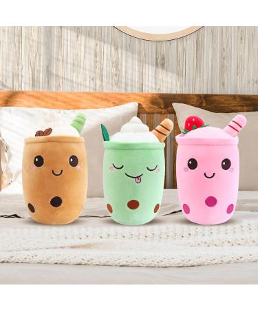 Guiffly Bubble Tea Plush Boba Soft Toy Cuddle Pillow - Fluffy Milk Tea Hugging Cushion - Buy Online on GoSupps.com