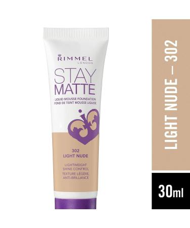 Rimmel Stay Matte Foundation Light Nude 1 Fl Oz - Long-lasting Makeup for Flawless Skin - Buy Online on GoSupps.com