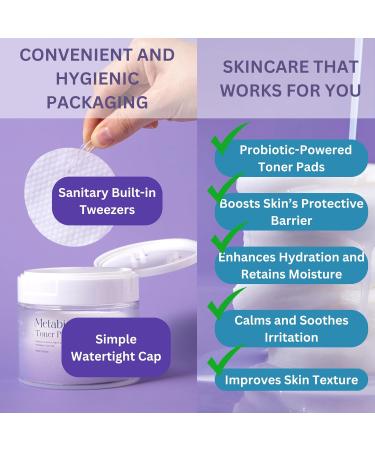 PURIPIA Metabiome Korean Toner Pads for Clear face Skin Care Soothing exfoliating Cotton Tea Tree Toning pad Sheet mask Blemish brightening Dry Facial Vitamin c Collagen - Buy Online on GoSupps.com