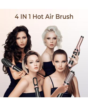 OKWRAP 4 in 1 Hair Dryer Brush - Black - Buy Online on GoSupps.com