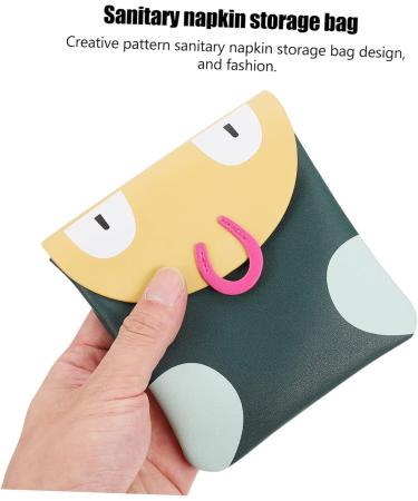 Lurrose 5 Pcs Storage Bags for Women Stylish Menstrual Hygiene & Travel Zipper Wallets Durable PU Bags for Organized On-the-Go - Buy Online on GoSupps.com