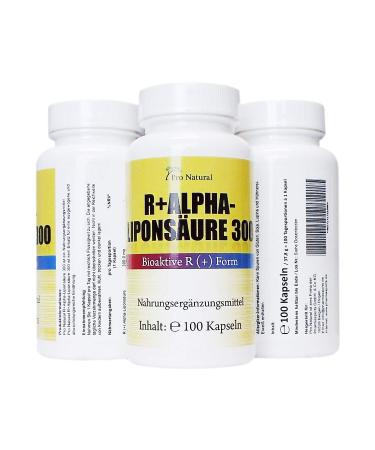 3 pack alpha lipoic acid Biologically active R-form 300mg 300 vegetarian capsules Production in Germany (pure R (+) enantiomer chromatographically cleaned)