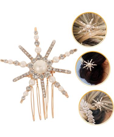 Sunflower Hair Accessories Decorative Hair Combs Hair Clips Hair Claw Clips Wedding Hair Accessories for Bride Girl Headpieces for Wedding Hair Comb for Bride Zinc Alloy Beaupretty - Buy Online on GoSupps.com