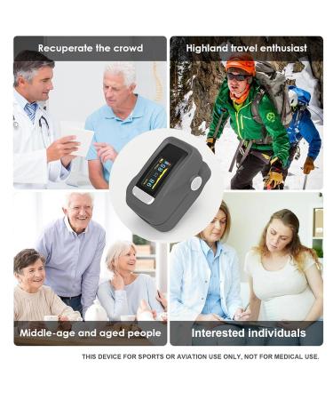 Buy Pulse Oximeter with Customizable Alarm - Accurate Spo2 Reader with Beep-Beep Alarm Battery & Lanyard - Fast International Shipping - Buy Online on GoSupps.com