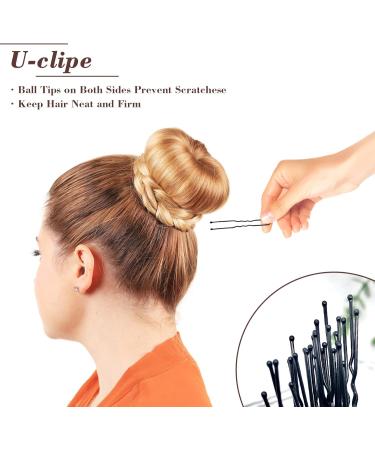 INBOLM 6 Pcs Hair Donuts for Buns Donut Bun Maker Set Hair Doughnuts Bun Makers for Hair Paddingwith 20 Pcs U-Shaped Hair Pins and 5 Pcs Elastic Bands for Girls Kids and Women (Brown) - Buy Online on GoSupps.com