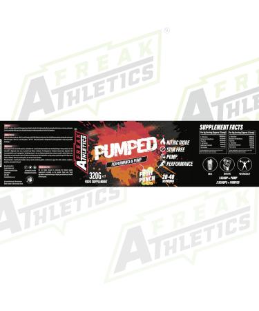Pumped 'Fruit Punch' Pump Pre Workout by Freak Athletics - Non Stim Pre Workout Powder Stimulant & Caffeine Free Pre Workout - Buy Online on GoSupps.com