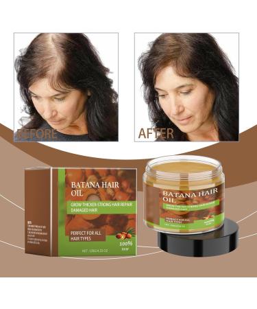 FGUUTYM Hair care moisture natural batana oil from Sebi Batana oil against hair loss moisturizes the scalp dry and damaged hair hair loss brown one size Brown One size - Buy Online on GoSupps.com