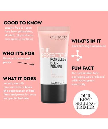 Catrice Poreless Blur Primer with Niacinamide - Vegan  Cruelty-Free & Gluten-Free - Buy Online on GoSupps.com