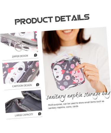 Lurrose 4-Piece Travel Hygiene Bag Set | Aunt's Towel-Storage & Period Wet Pocket Bags | Polyester Women's Organizer (13x13x4cm) - Buy Online on GoSupps.com