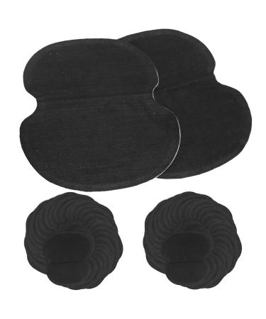Underarm Sweat Pads  60pcs Armpit Sweat Pads Super-Thin Non Woven Fabric Underarm Sweat Pads Comfortable Armpit Protection Stops Unsightly Sweat Patches Black